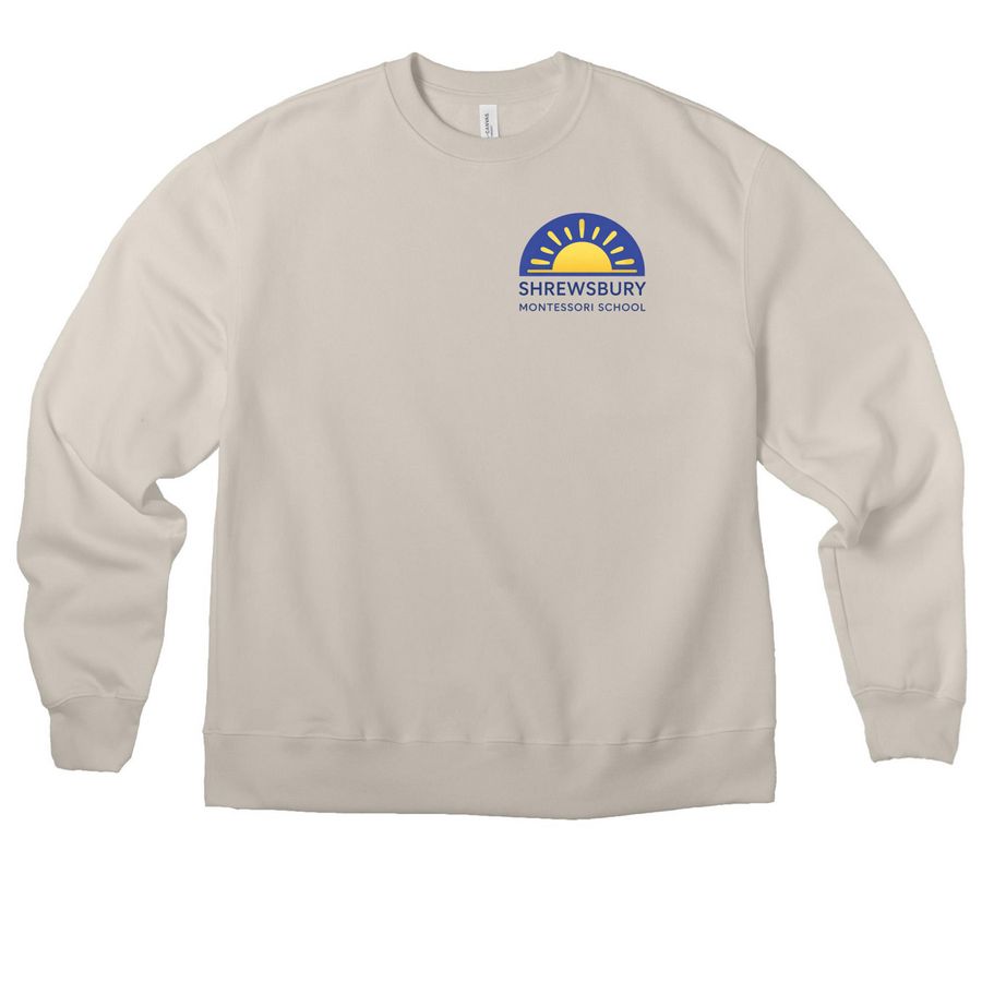 SMS Crew Neck, a Dust Premium Heavyweight Crewneck Sweatshirt