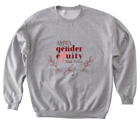 GETF Leaves & Stethoscope, a Sport Grey Softstyle Crewneck Sweatshirt