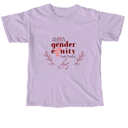 GETF Leaves & Stethoscope, a Orchid Comfort Colors Unisex Tee