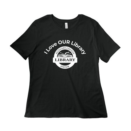I Love OUR Library, a Vintage Black Women?s Relaxed Cotton Tee