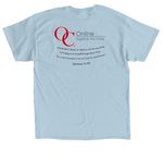 '26-'27 Theme: Family, a Light Blue Classic Unisex Tee (back-view)