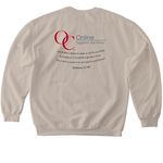 '26-'27 Theme: Family, a Sand Softstyle Crewneck Sweatshirt (back-view)