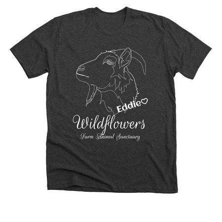 Eddie!&nbsp;, a Dark Grey Heather Premium Unisex Tee