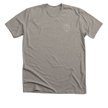 Updated Timeless Dog Tee, a Heather Stone Premium Unisex Tee