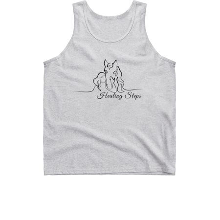 Unisex Tank Top - Large Logo, a Sport Grey Classic Unisex Tank Top