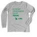 Economy, Environment, Equity, Trains, a Athletic Heather Premium Long Sleeve Tee