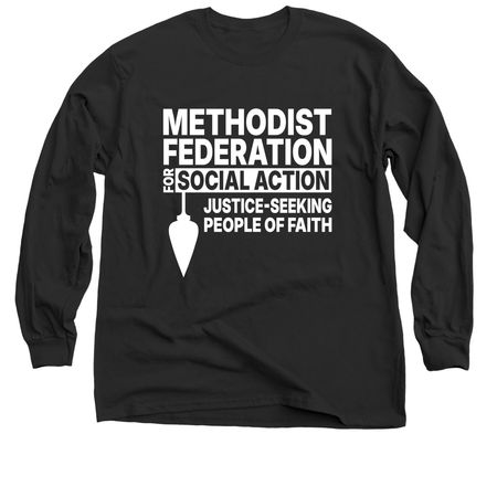 MFSA Justice-Seeking People of Faith, a Black Classic Long Sleeve Tee
