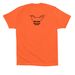 My Dog is my BOO, a Orange Premium Cotton Tee (back-view)