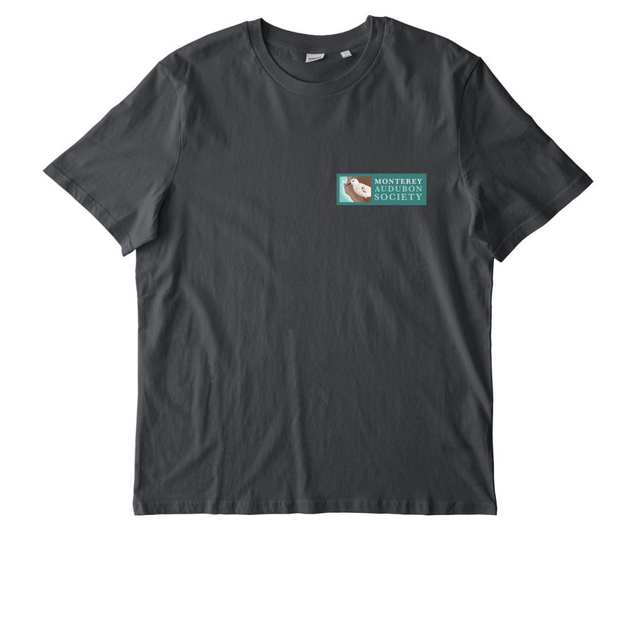 Heermann's Gull Logo Wear (white font), a Anthracite Stanley/Stella Unisex Creator 2.0 Tee