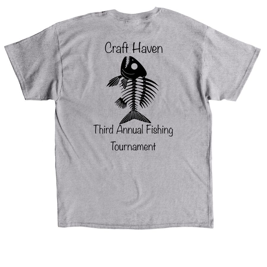 3rd Annual David P Rambo Fishing Tournament&nbsp;, a Sport Grey Classic Unisex Tee (back-view)