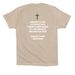 VALHALLA CAN WAIT&nbsp;, a Tan Premium Cotton Tee (back-view)