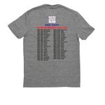 20th Anniversary DNS-OARC&nbsp;, a Aluminum Grey Allmade Eco Triblend Unisex Tee (back-view)