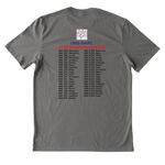 20th Anniversary DNS-OARC&nbsp;, a Ash Grey Allmade Heavyweight Recycled Cotton Tee (back-view)