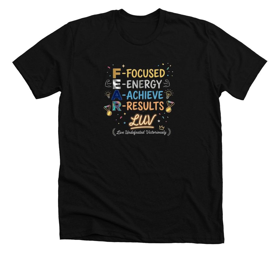 LUV FUN QUOTE SERIES&nbsp;, a Solid Black Blend Premium Unisex Tee