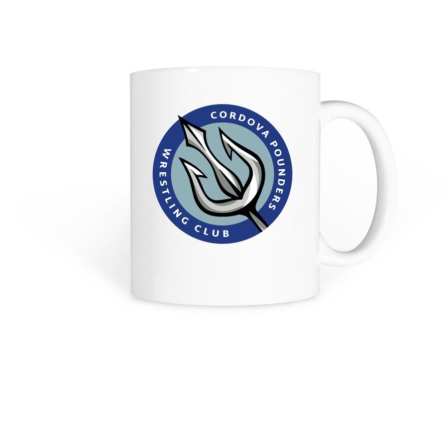Trident Mug, a White Coffee Mug