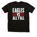 Eagles VS ALL, a Black Heather Premium Unisex Tee