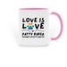 PBHSN Pride Mug Collection, a Pink Two-Tone Ceramic Mug