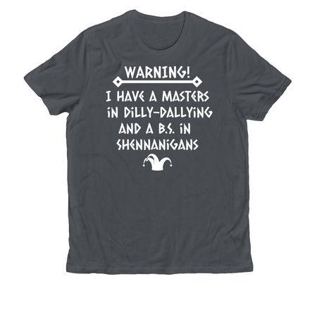 Higher Education Humor, a Terrain Grey Allmade Organic Cotton Unisex Tee