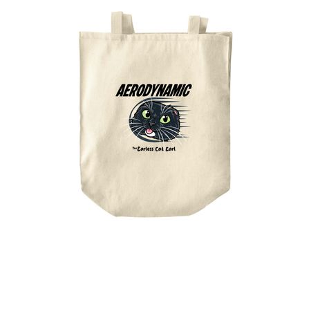 Mr. Earl Tote, a Natural Over-the-Shoulder Shopping Tote Bag