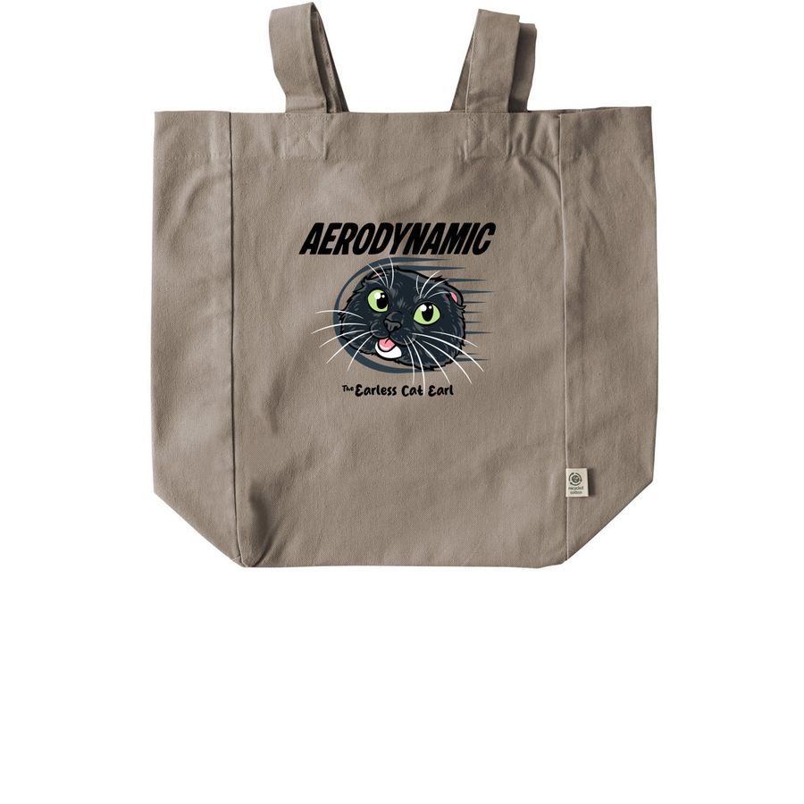 Mr. Earl Tote, a Pumice Recycled Cotton Tote Bag