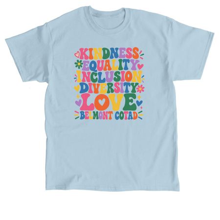 LOVE COTAD, a Light Blue Classic Unisex Tee