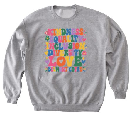 LOVE COTAD, a Sport Grey Softstyle Crewneck Sweatshirt