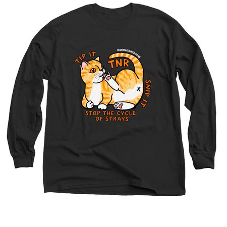 SNIP IT, TIP IT&nbsp;, a Black Classic Long Sleeve Tee