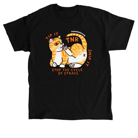 SNIP IT, TIP IT&nbsp;, a Black Classic Unisex Tee