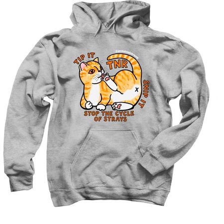 SNIP IT, TIP IT&nbsp;, a Sport Grey Pullover Hoodie