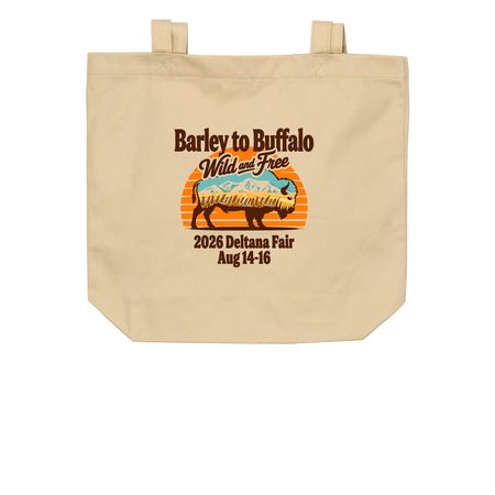 2026 Deltana Fair Totes, a Oyster Organic Cotton Tote Bag