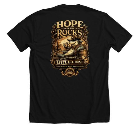 Hope on the Rocks 2026, a Solid Black Blend Premium Unisex Tee