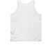 Masada Tank Top, a White Classic Unisex Tank Top (back-view)