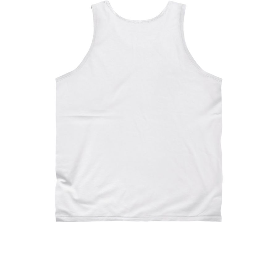 Masada Tank Top, a White Classic Unisex Tank Top (back-view)