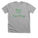 Peace, Love, and Hippie Drugz, a Athletic Heather Premium Unisex Tee