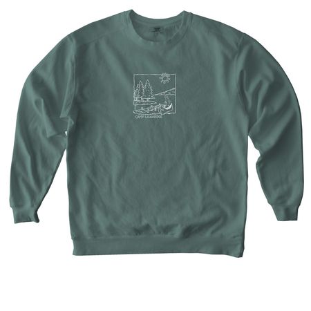 Camp Loughridge 2026 Staff Merch&nbsp;, a Blue Spruce Comfort Colors Crewneck Sweatshirt