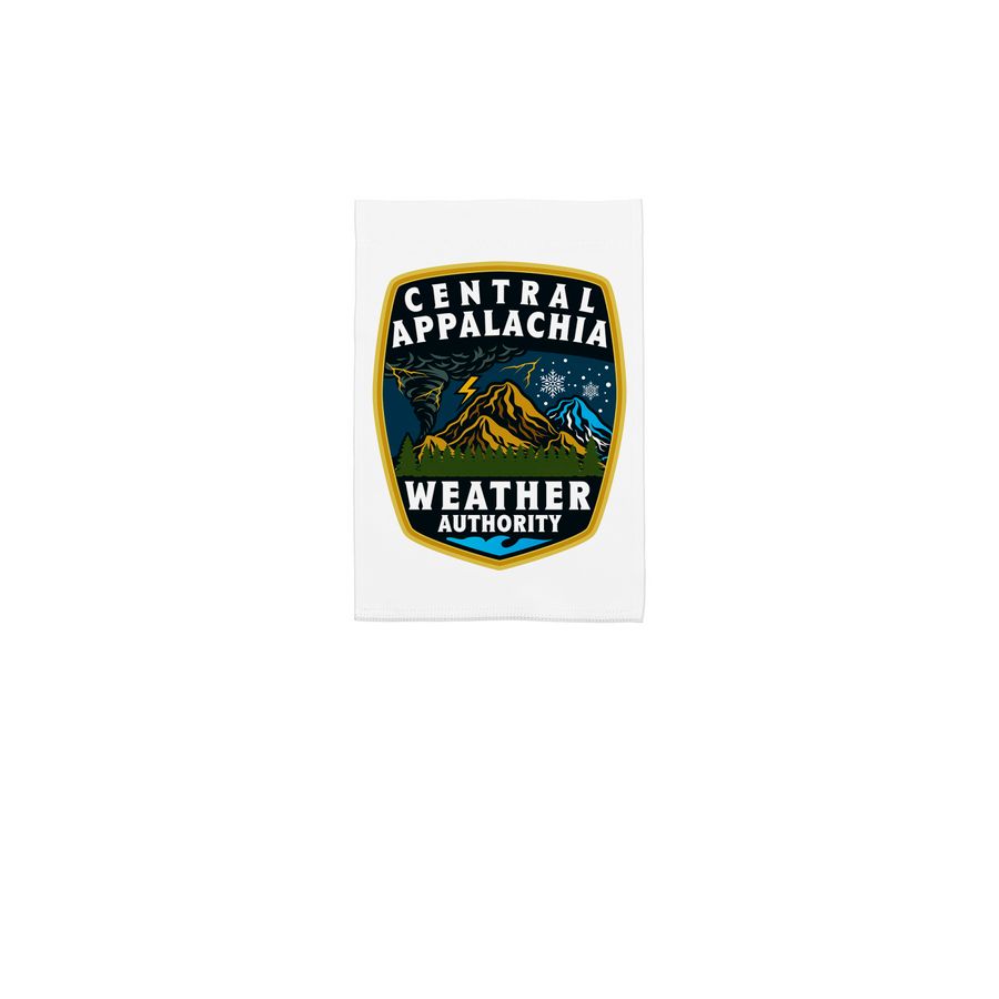 Storm Ready Appalachia, a White 12" x 18" Yard Flag