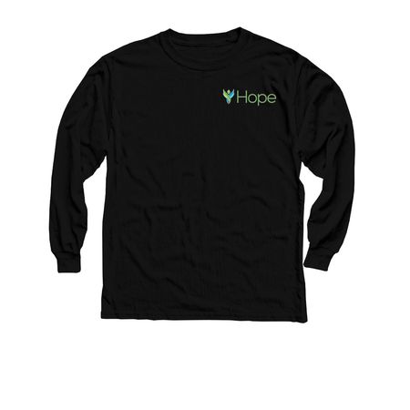 Celebrating the Autism spectrum!, a Black Youth Long Sleeve Tee