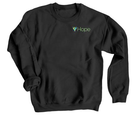 Celebrating the Autism spectrum!, a Black Crewneck Sweatshirt
