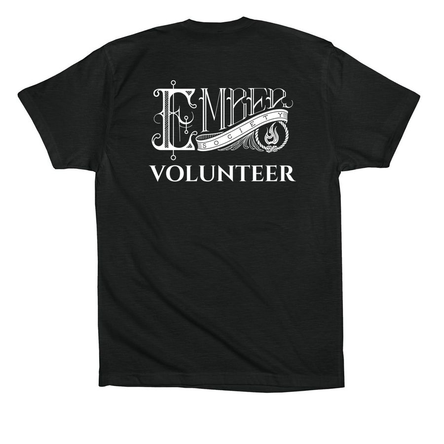 Ember Society Volunteer, a Vintage Black Premium Cotton Tee