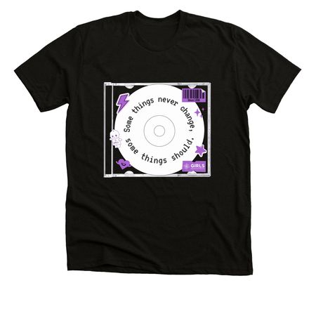Some things never change, some things should, a Black Heather Premium Unisex Tee