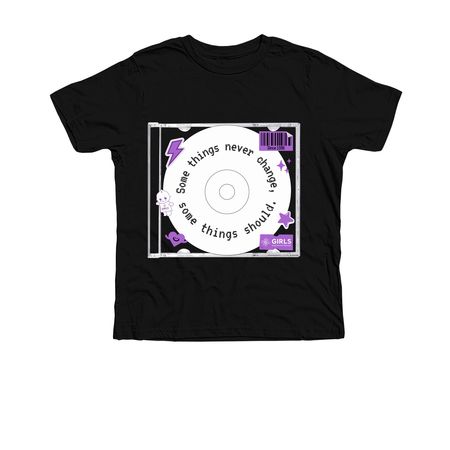 Some things never change, some things should, a Solid Black Blend Premium Youth Tee