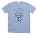 Le Bonheur Facility Dog, a Heather Baby Blue Premium Unisex Tee