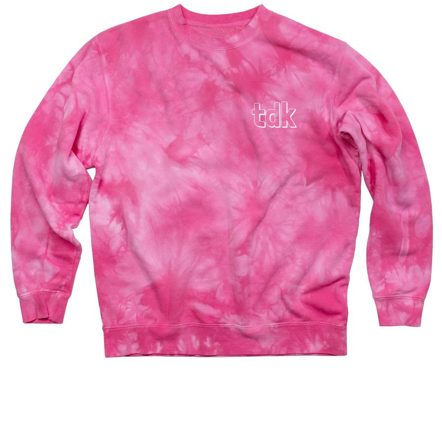 Summer 26 - Tie Dye&nbsp;, a Pink Tie Dye Crewneck Sweatshirt