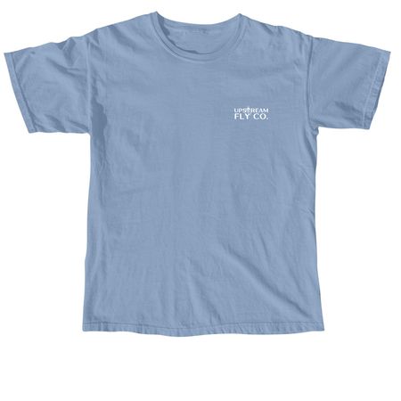 Upstream RMNP, a Washed Denim Comfort Colors Unisex Tee