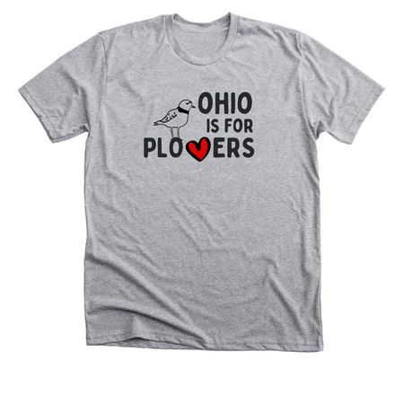 Piping Plover Project-Ohio for Plovers, a Athletic Heather Premium Unisex Tee