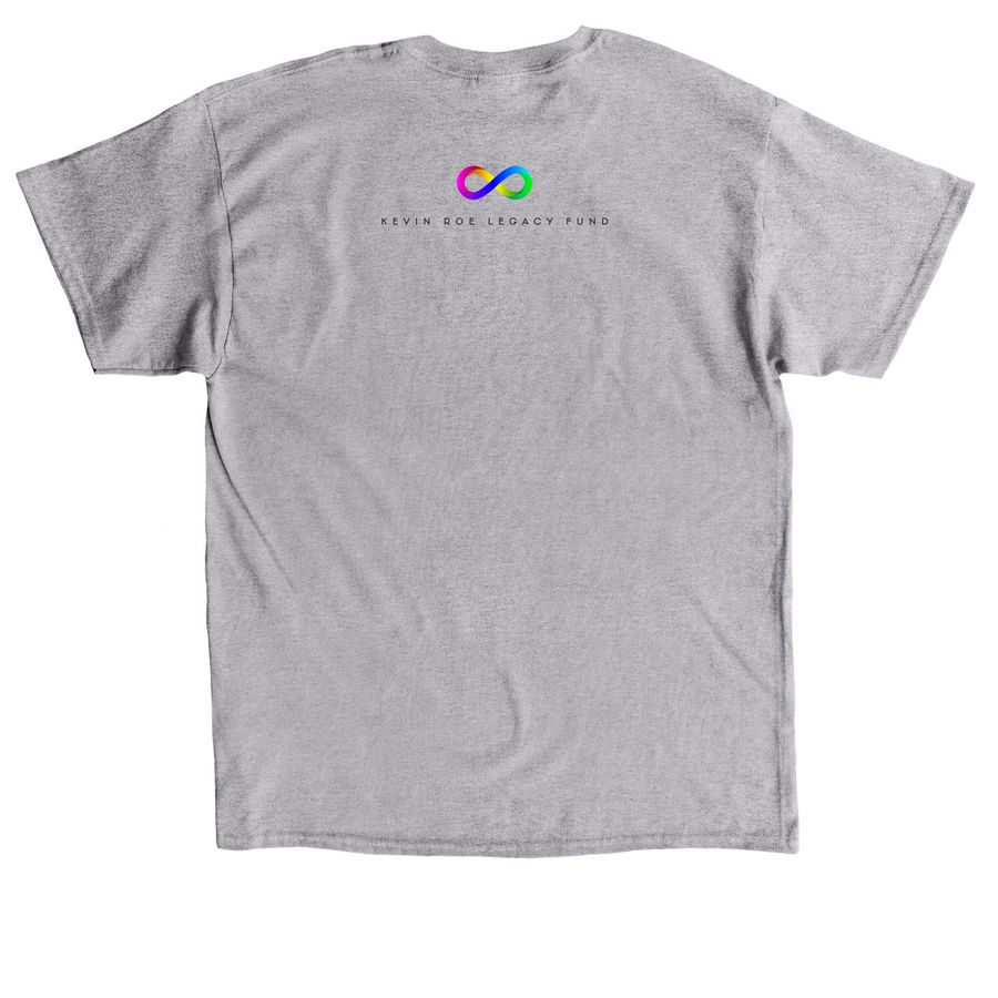 Kevin Roe Legacy Fund x SJSU MPH Online, a Sport Grey Classic Unisex Tee (back-view)