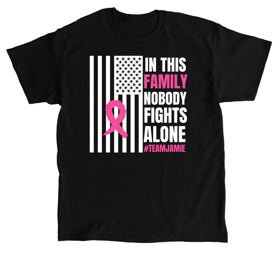 Nobody Fights Alone, a Black Classic Unisex Tee
