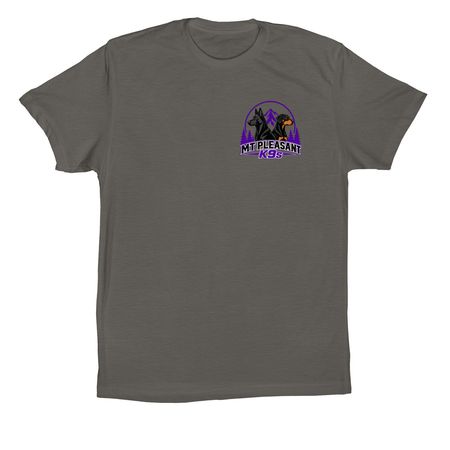 Mt Pleasant K9s, a Asphalt Premium Cotton Tee