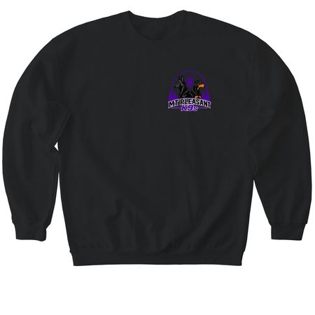 Mt Pleasant K9s, a Black Softstyle Crewneck Sweatshirt