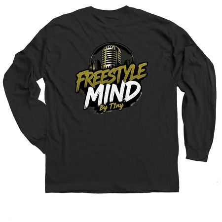 Freestyle Mind Collection, a Black Classic Long Sleeve Tee (back-view)